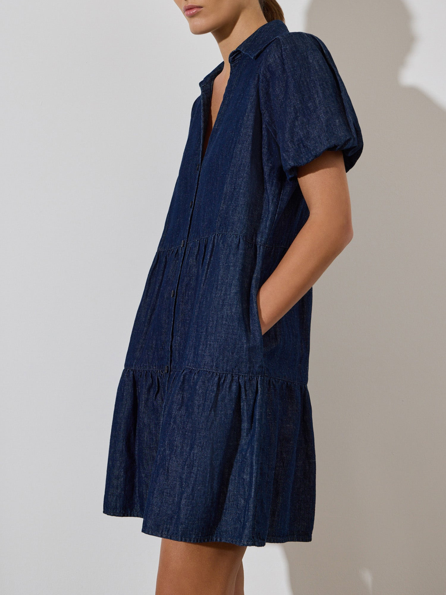 The Havana Mini Indigo Dress - 3