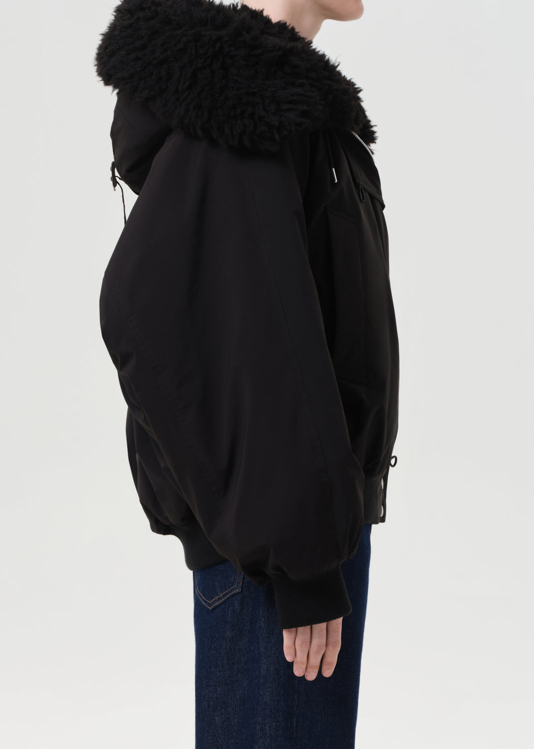 CAMBERLY SNORKEL PARKA IN BLACK - 6