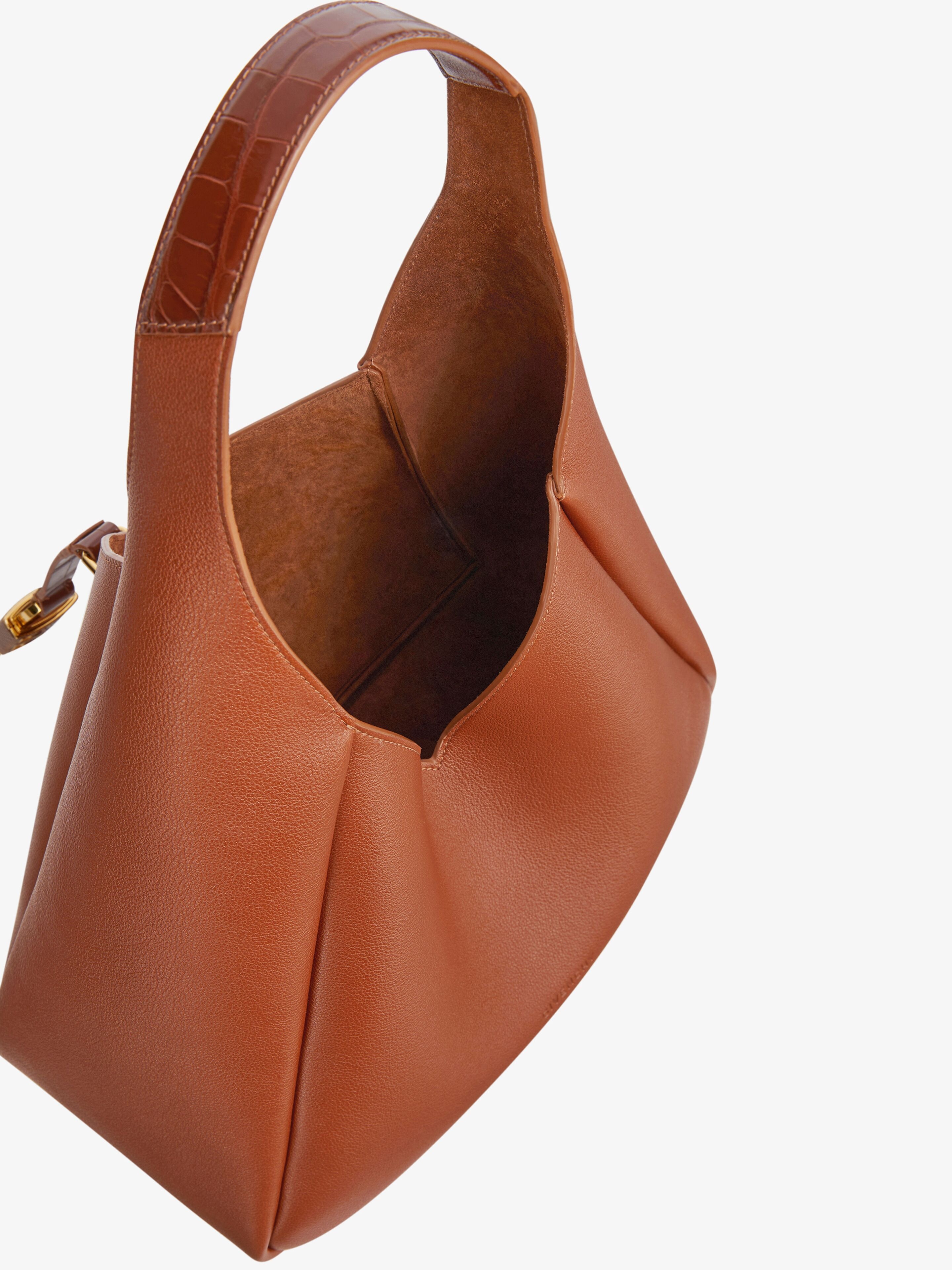 MEDIUM G-HOBO BAG IN GRAINED LEATHER - 5