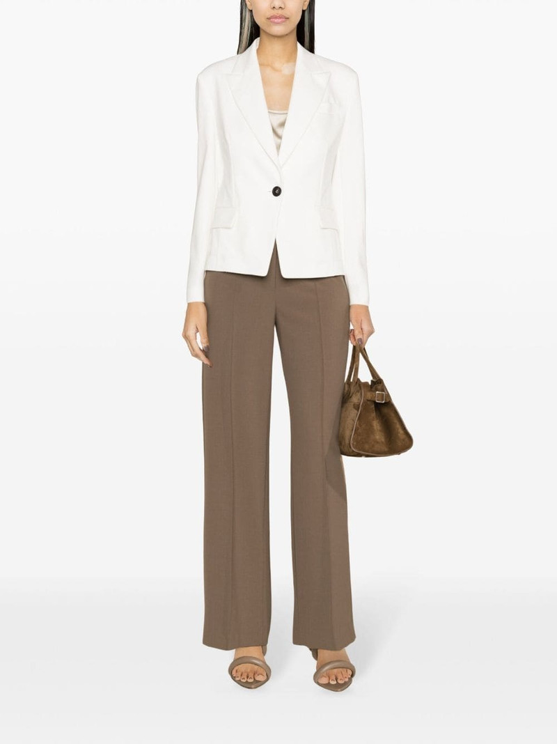 Brunello Cucinelli single-breasted cotton-blend blazer outlook
