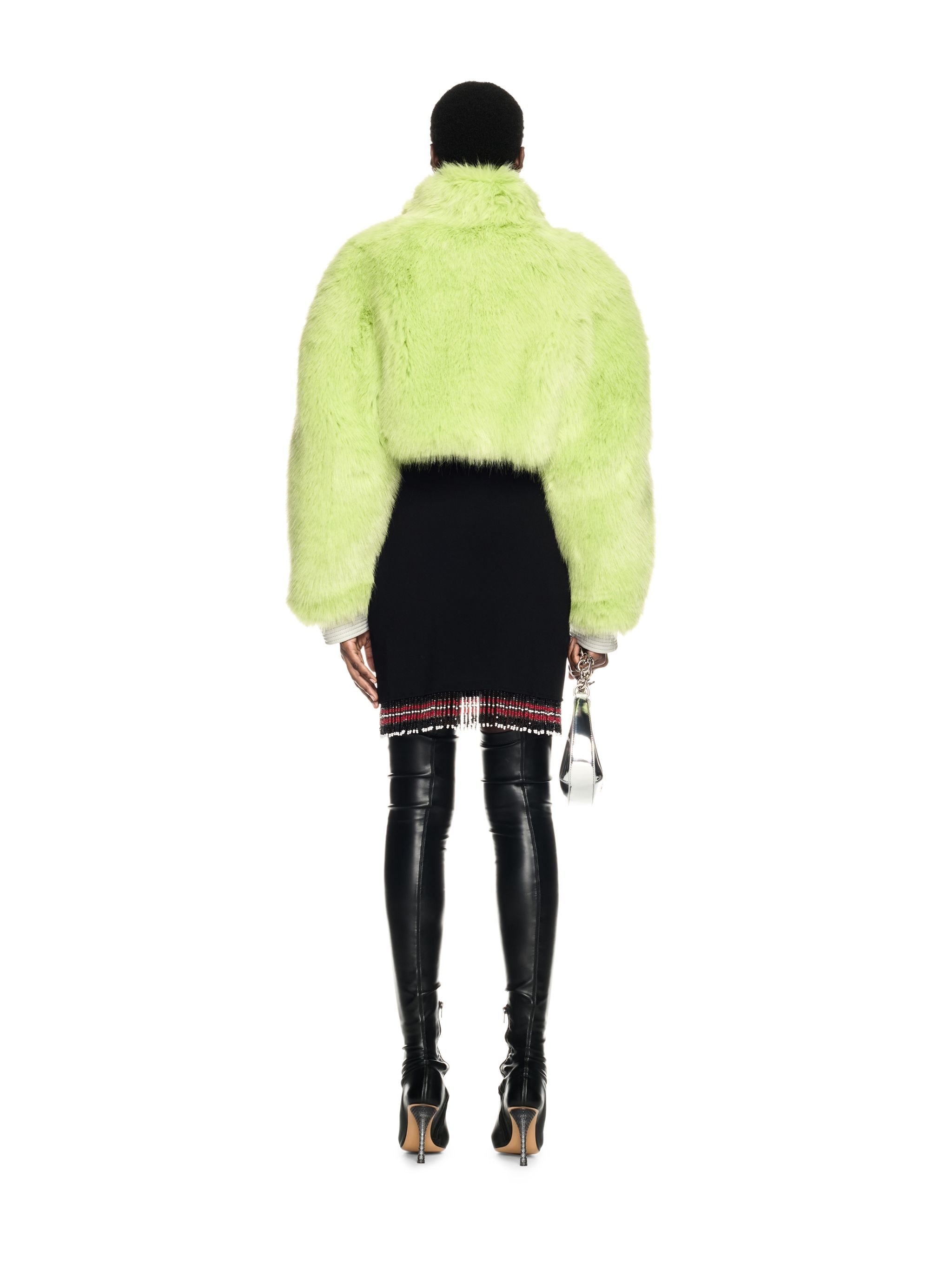 Green Fuzzy Bolero - 4