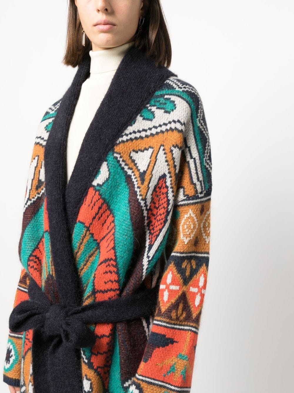 Philae PlacÃ©e-jacquard cardigan - 5