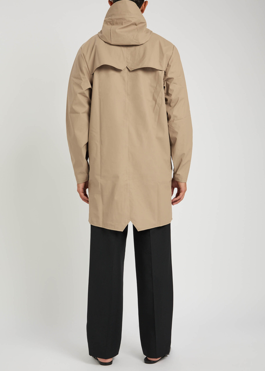 Rains Long Hooded Shell Jacket - 3