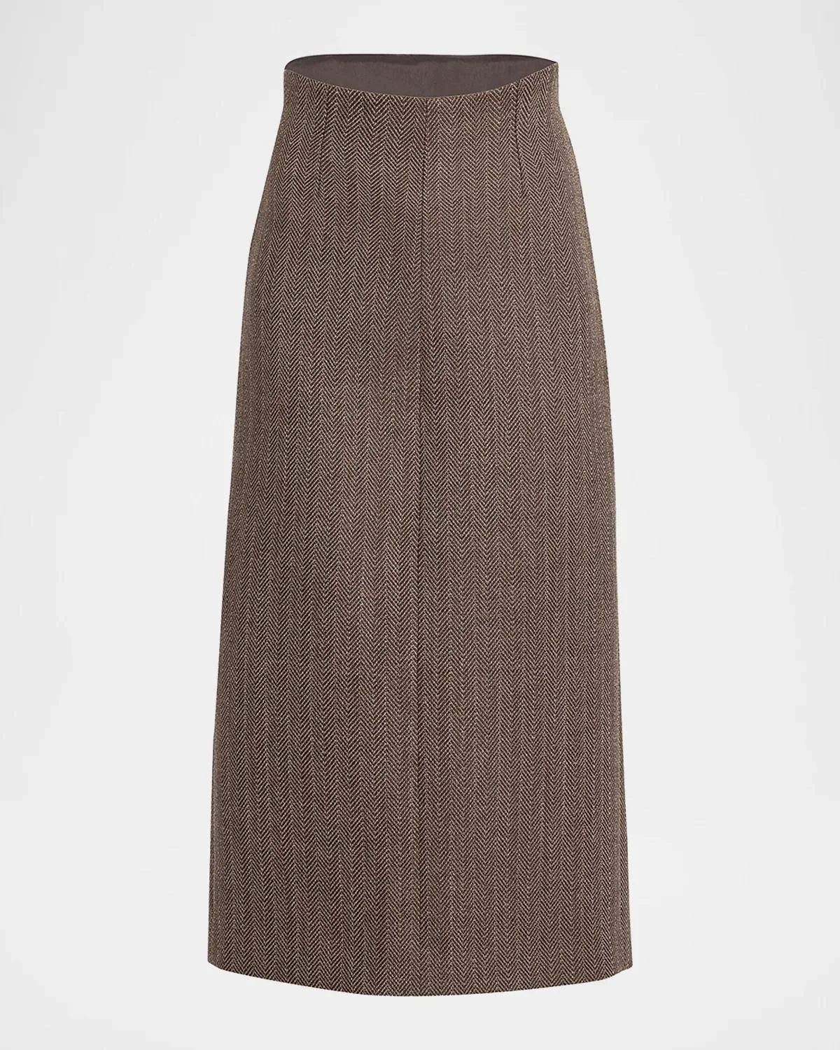 Wool Midi Skirt - 1