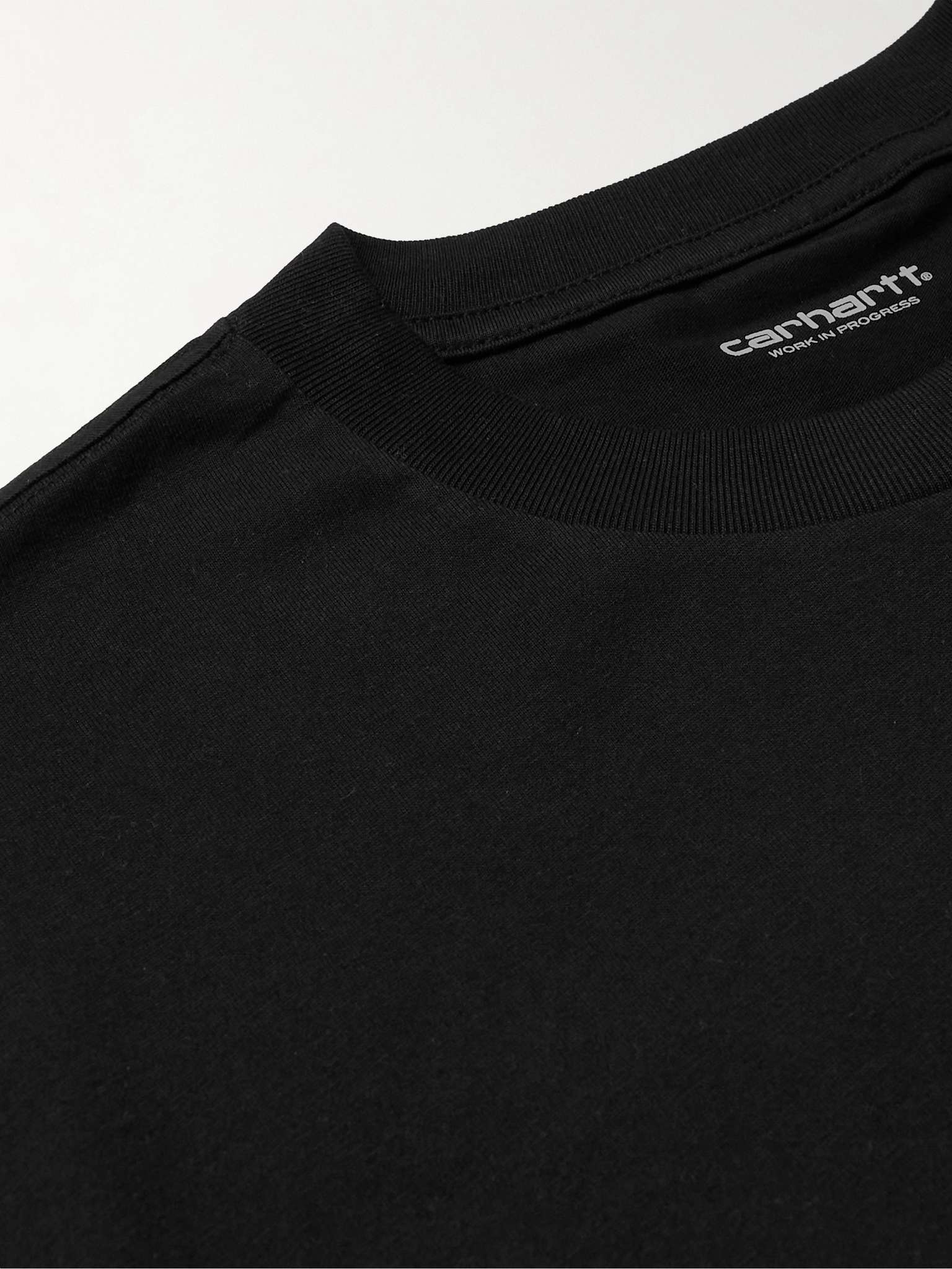 Script Logo-Embroidered Cotton-Jersey T-Shirt - 5