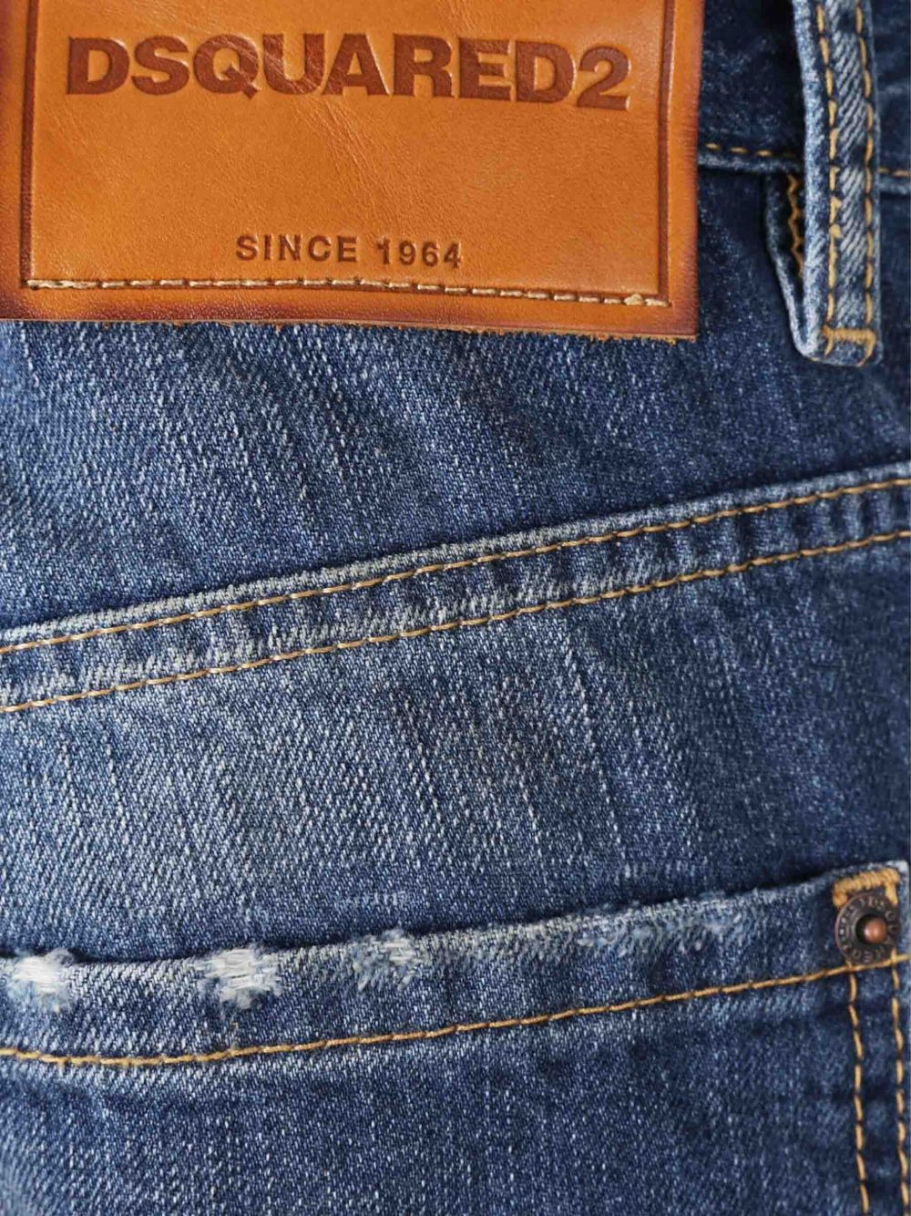 faded distressed denim jeans - 3