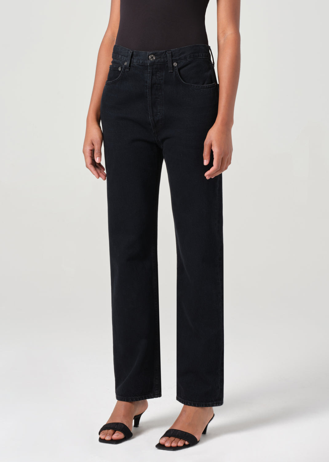 90'S PINCH WAIST HIGH RISE STRAIGHT IN CRUSHED - 5