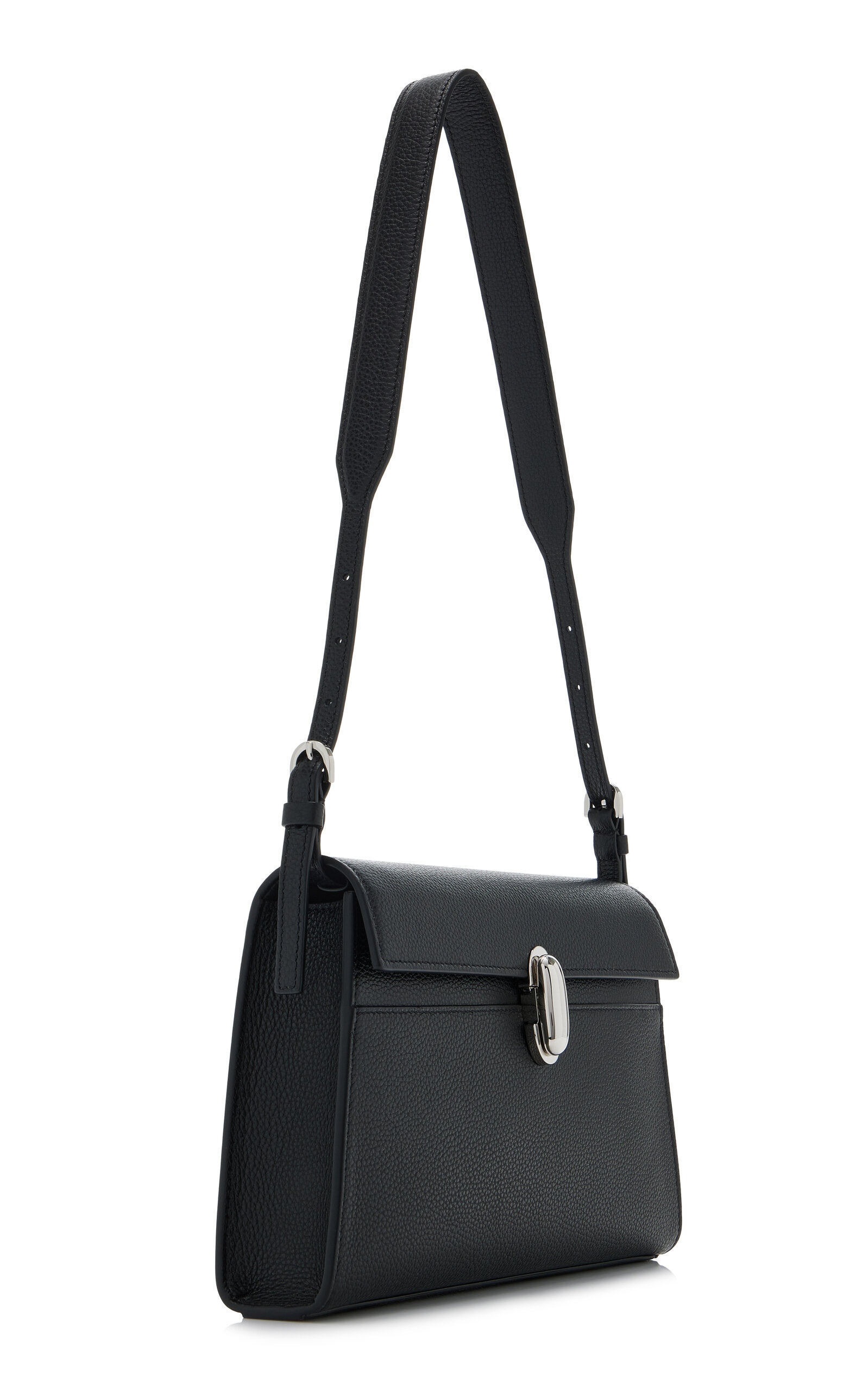 The Symmetry Leather Shoulder Bag black - 3