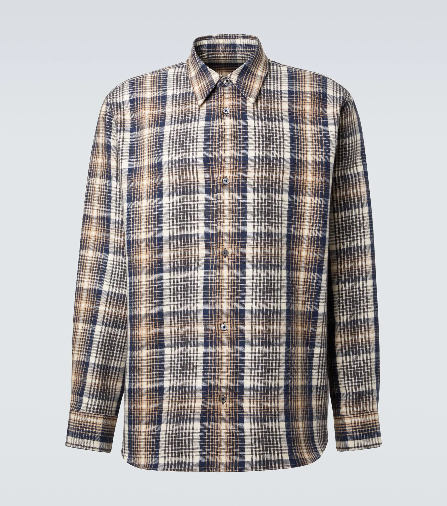 x Aaron Levine View checked cotton shirt - 1