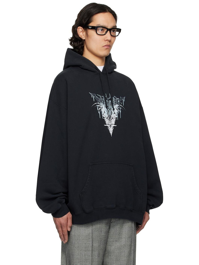 Black Bone V Oversized Hoodie 2