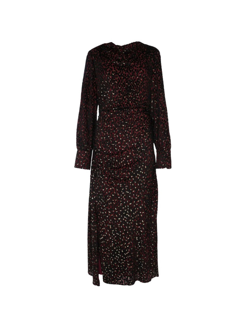 Ashby draped midi dress 1