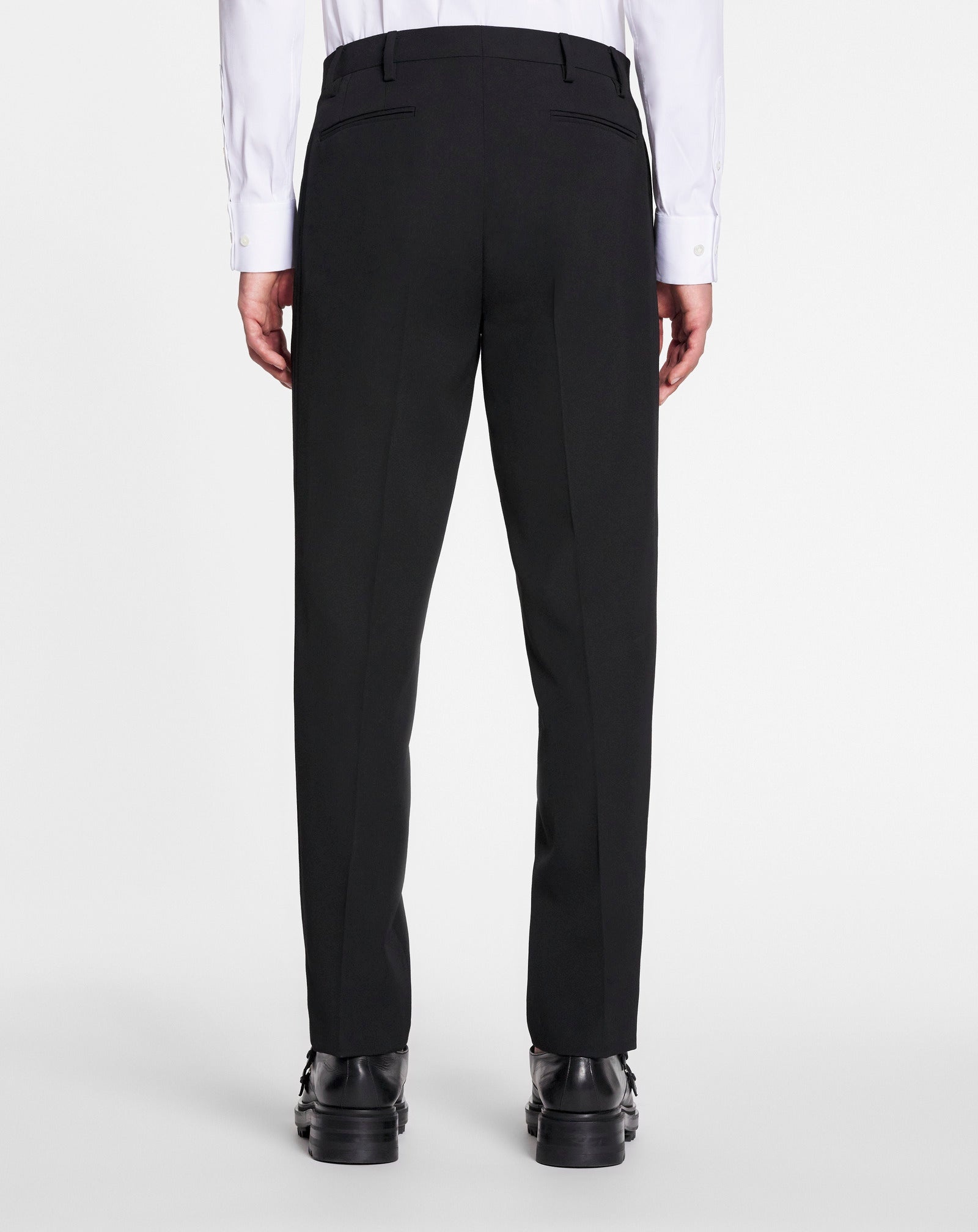 CIGARETTE TROUSERS WITH SIDE BANDS - 4