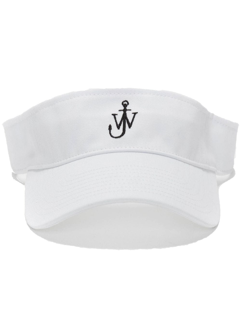 logo-embroidered cotton visor - 1