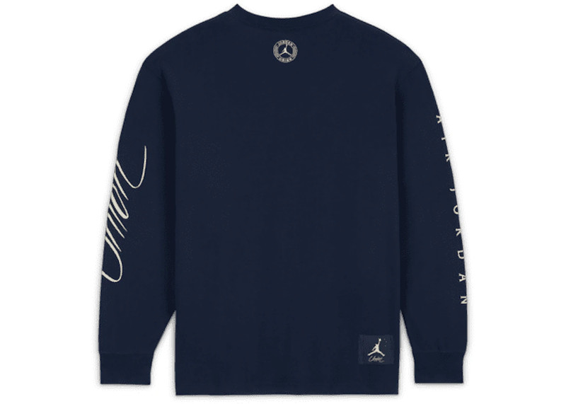 Jordan Jordan x Union MJ L/S Tee College Navy/Coconut Milk outlook