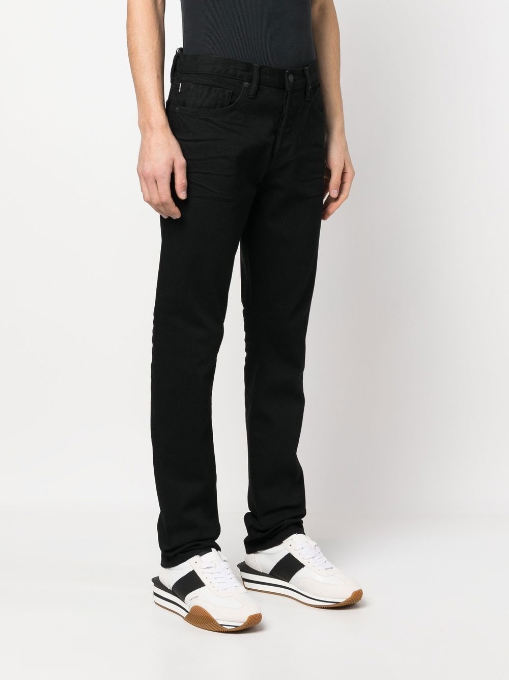 mid -rise slim-fit jeans - 3