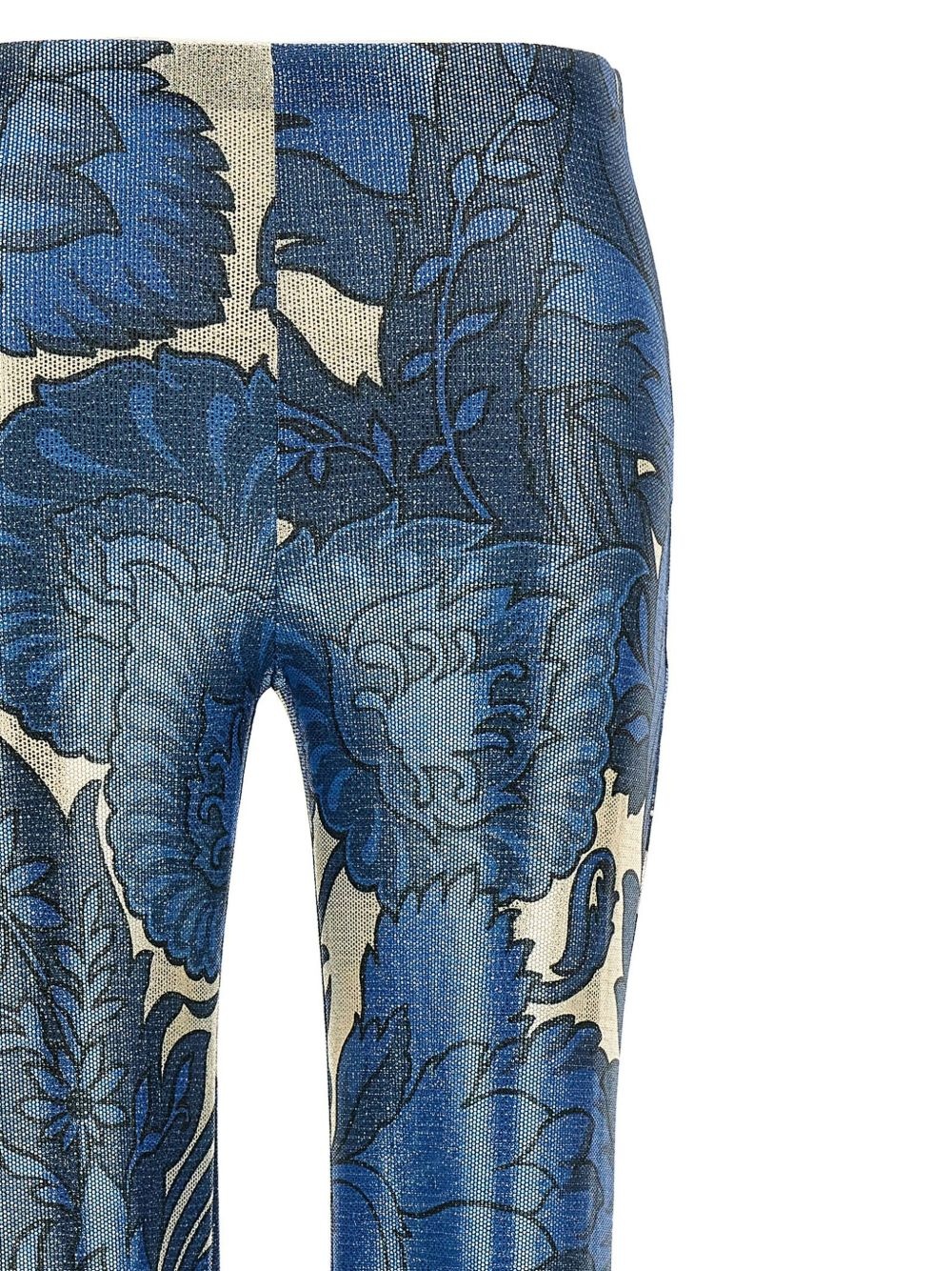 floral-print trousers - 3