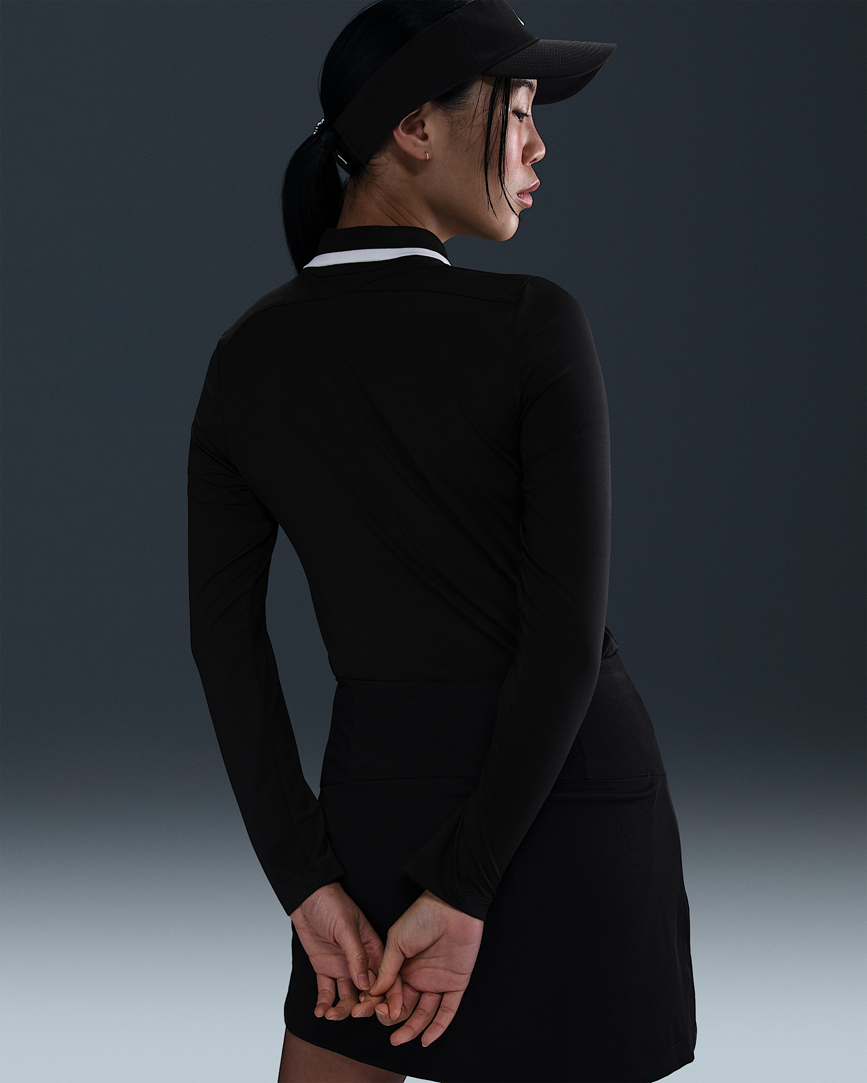 Nike Tour Women's Dri-FIT UV Protection Long-Sleeve Golf Polo - 2