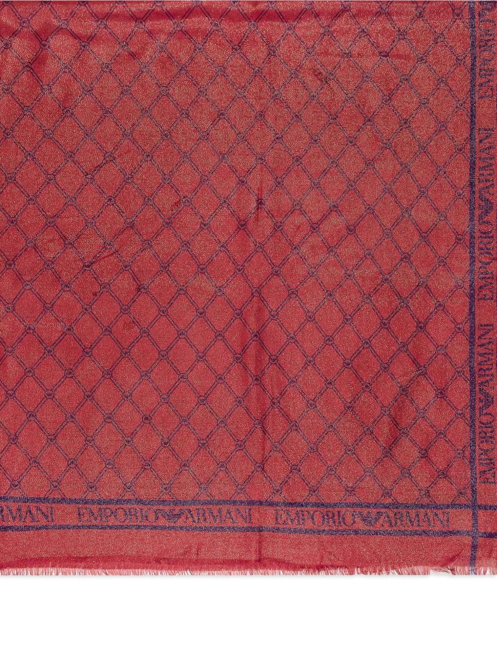 checked scarf - 2
