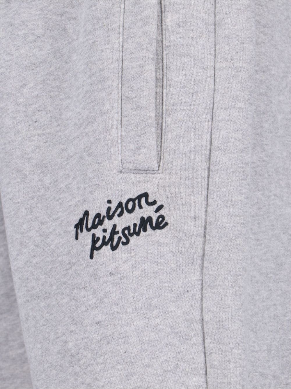 handwriting logo track pants - 5