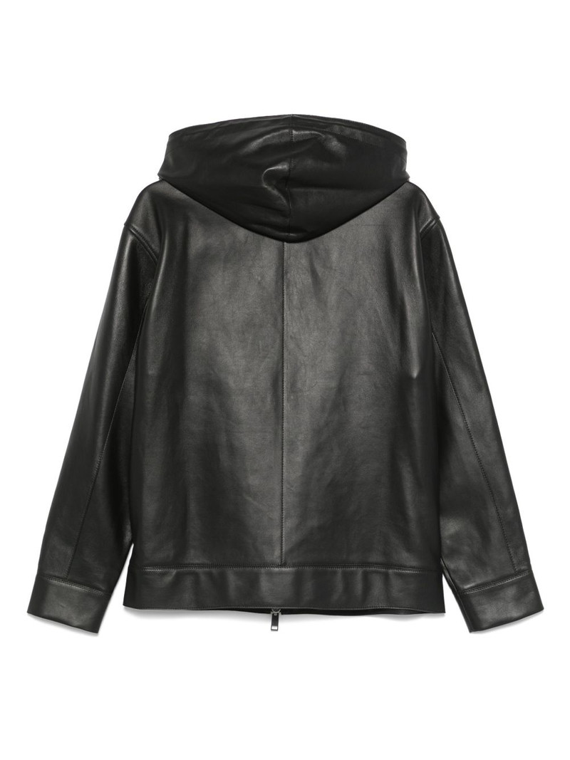 Yves Salomon leather jacket outlook