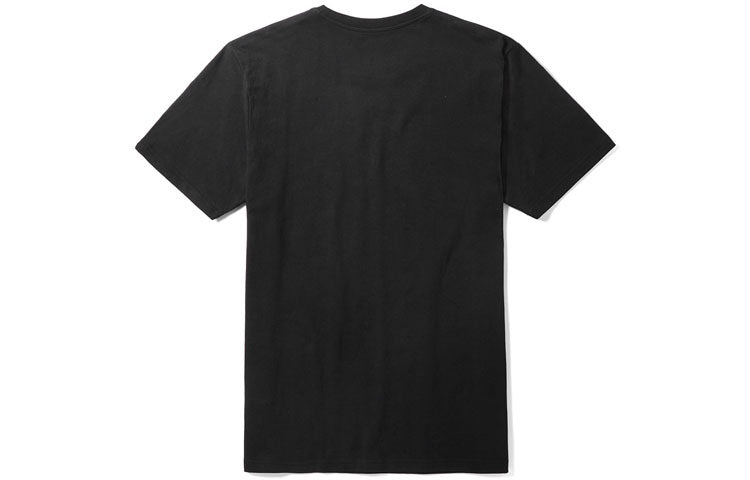 Men's Vans Printing Sports Round Neck Short Sleeve Black VN0A3ZNOBLK - 2