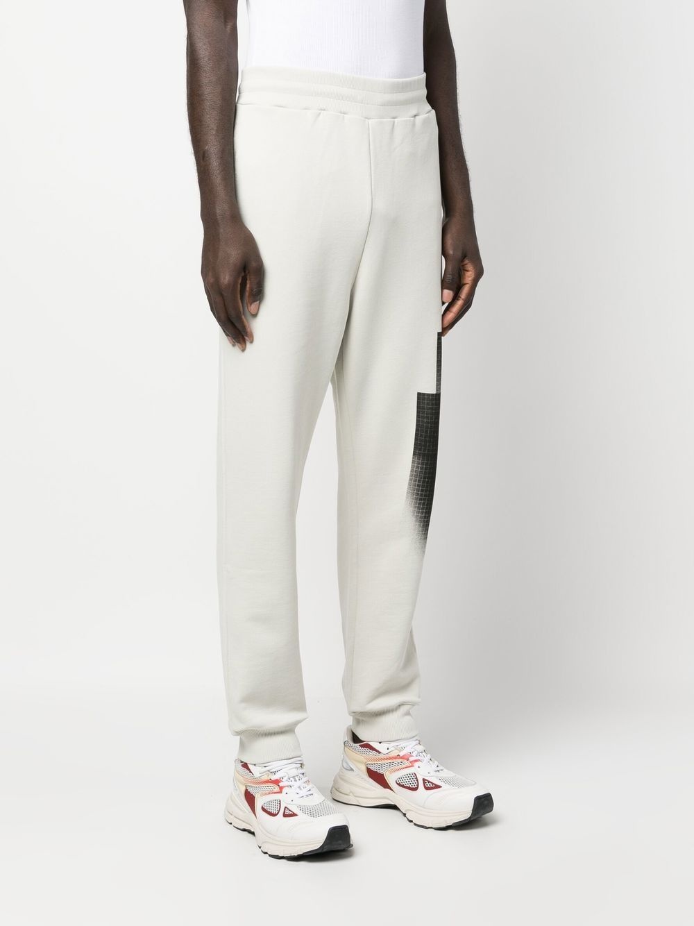 Brutalist logo-print track pants - 3