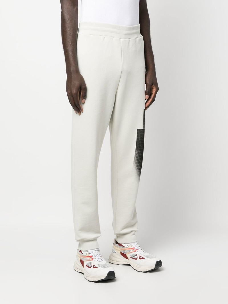 Brutalist logo-print track pants 3