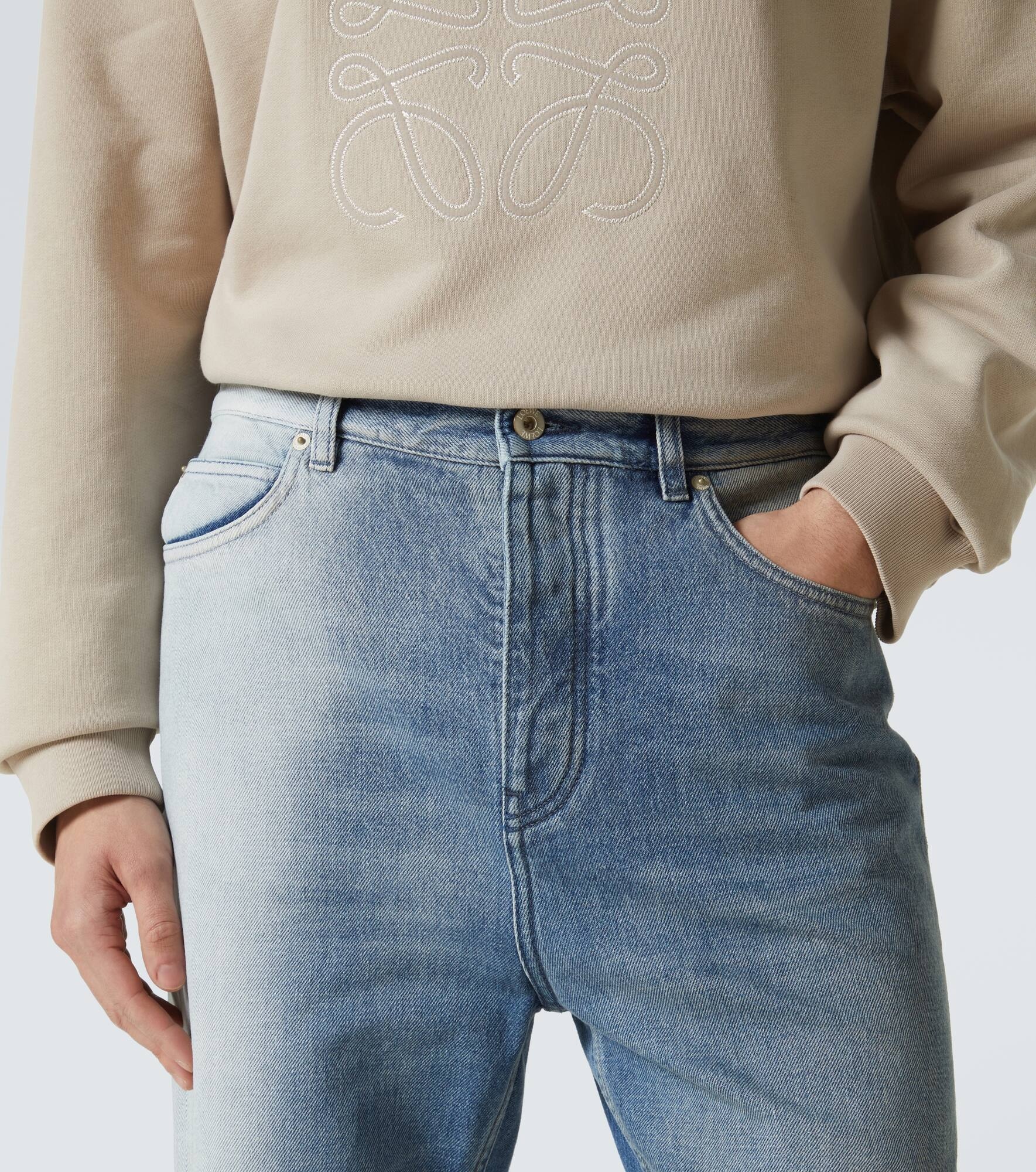 Faded straight jeans - 5