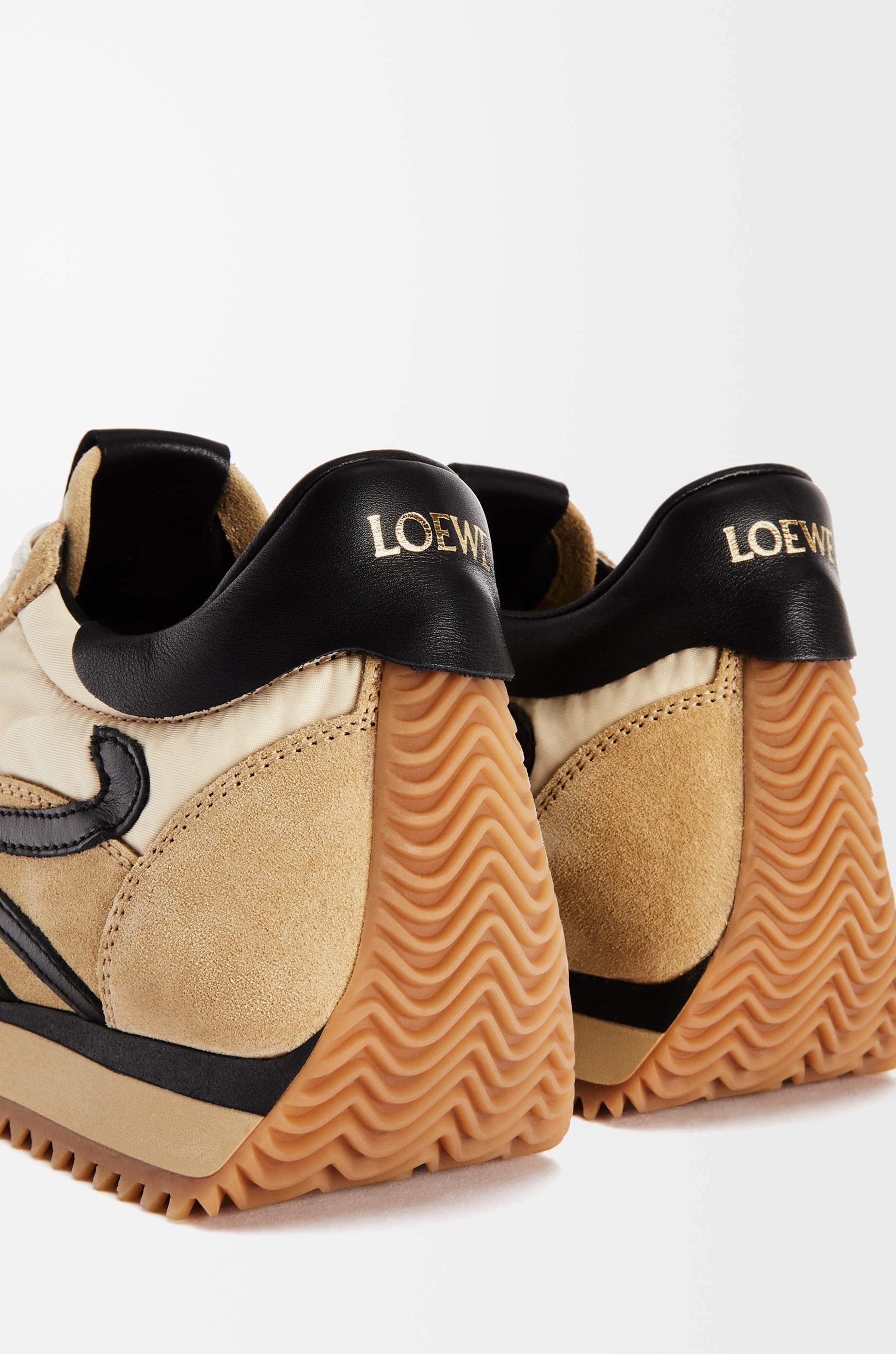 Flow Runner in nylon and suede - 4