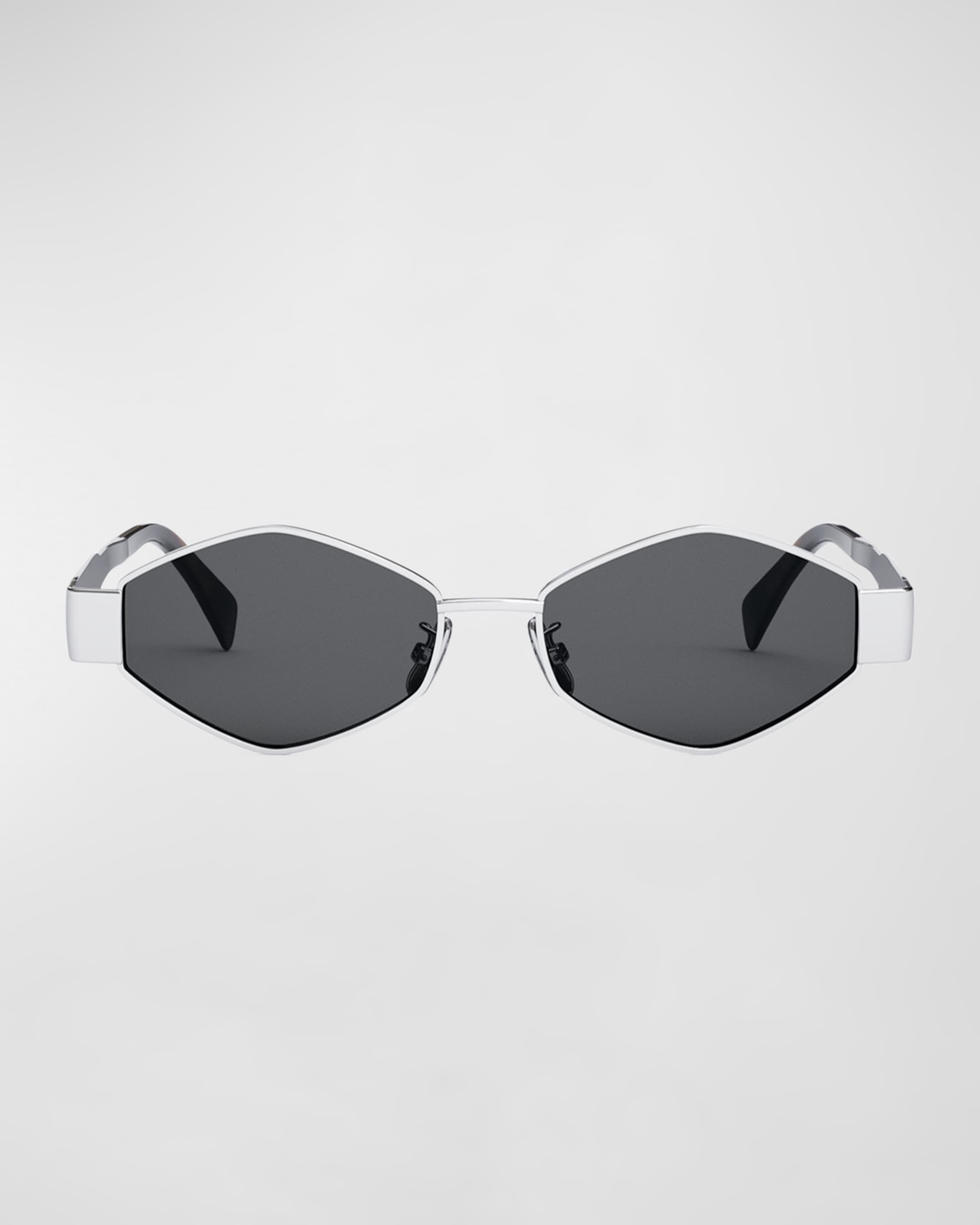 Triomphe Round Metal & Acetate Sunglasses - 4