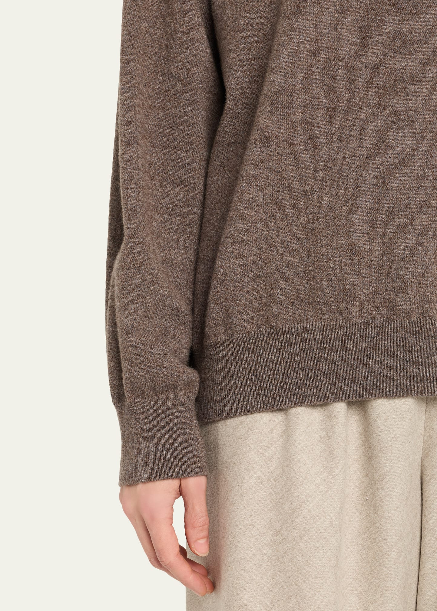 Crewneck Cashmere-Wool Sweater - 5
