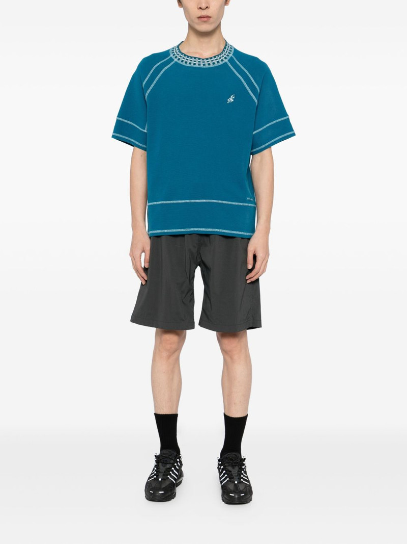 Asics slogan-embroidered T-shirt outlook