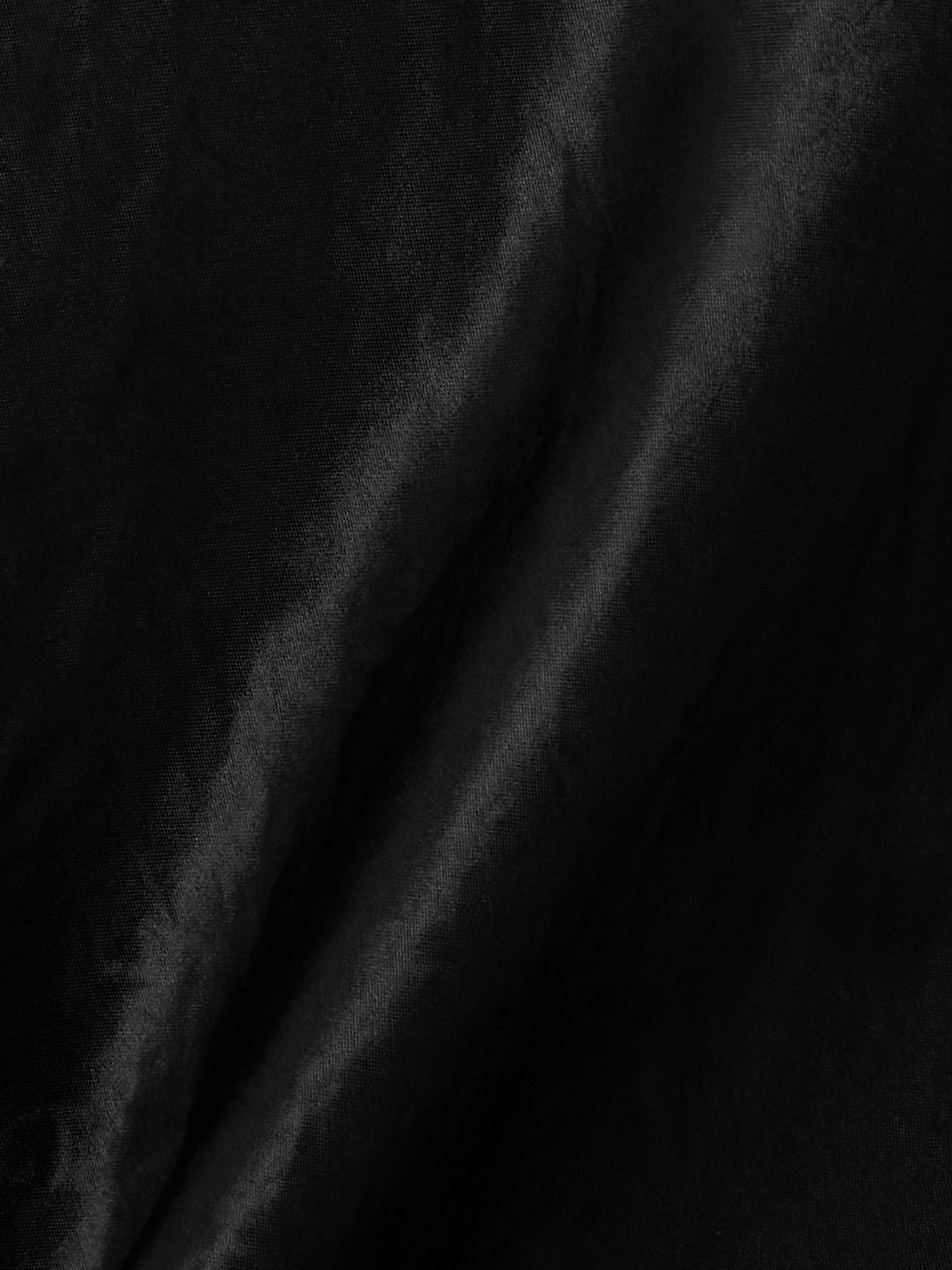 Satin midi dress Black - 4