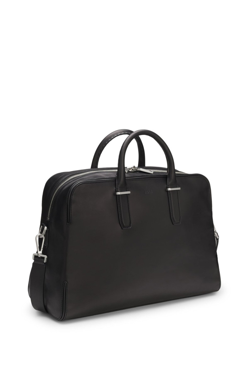 RUNWAY HOLDALL IN LEATHER WITH EMBOSSED LOGO 5