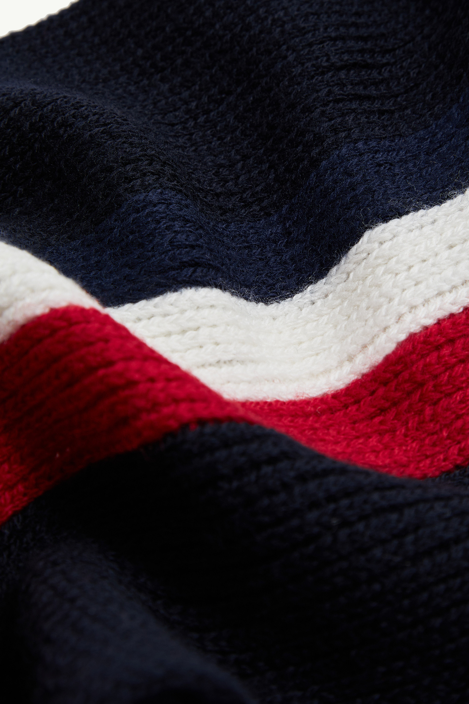 Tricolor Wool Scarf - 4