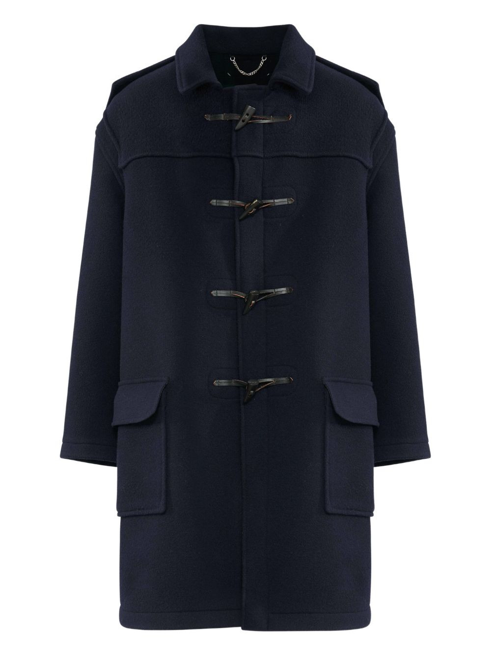 wool duffle coat - 1