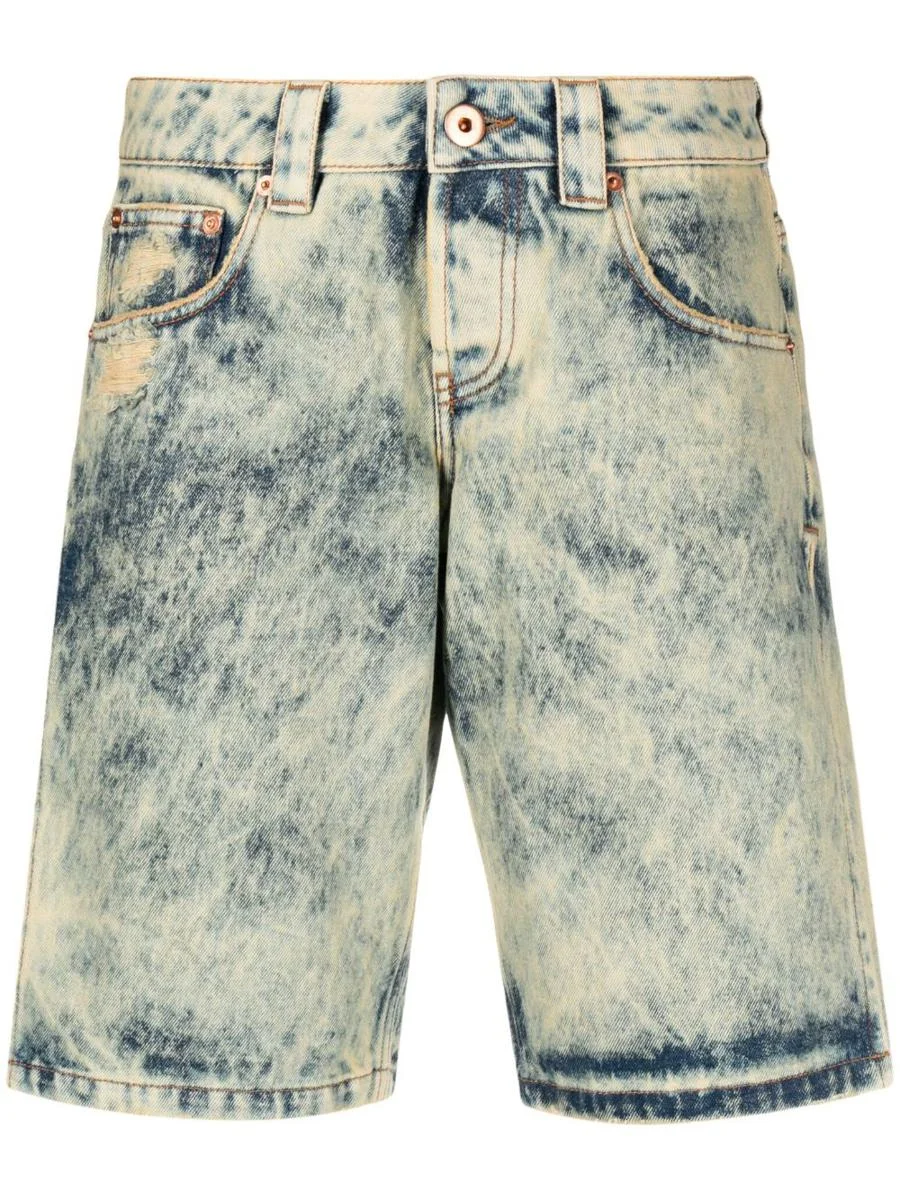 VAQUERA DENIM SPLIT SHORTS - 1