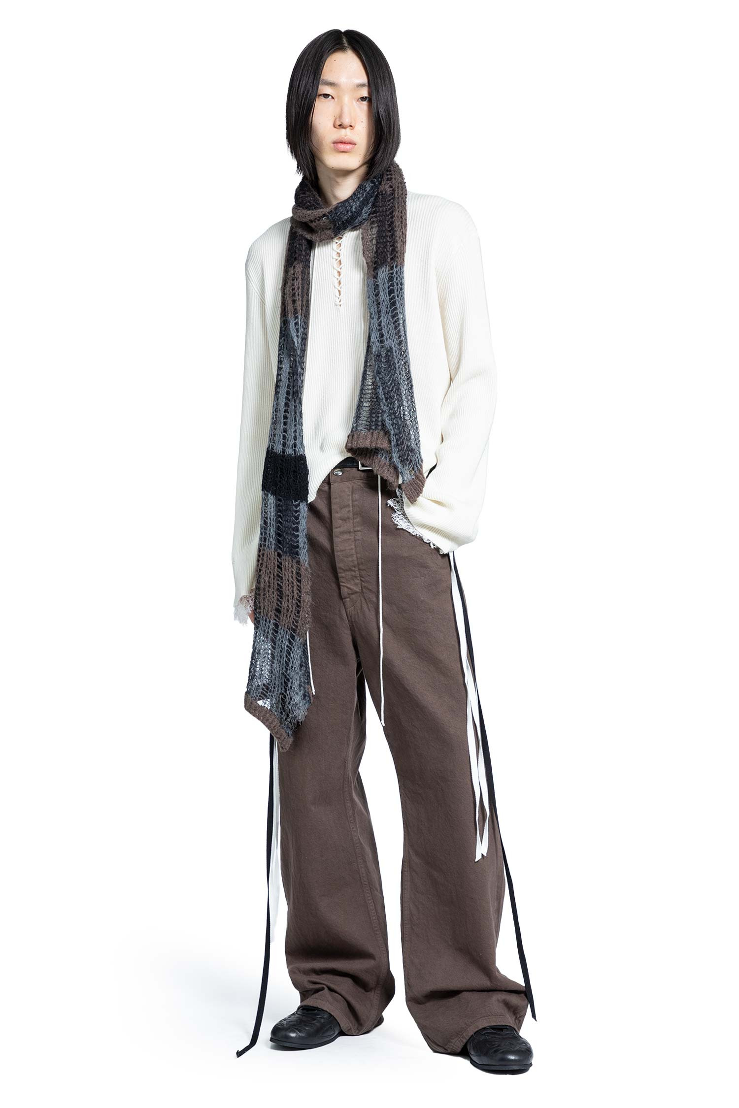 Deder Lace-up Serafino Sweater - 4