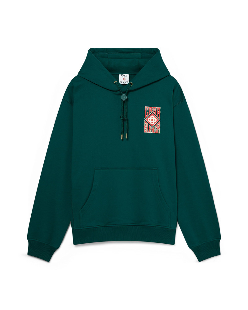 Gothic Logo Hooded Sweatshirt | Casablanca Paris 1