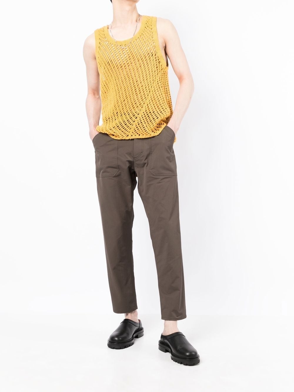 HIGH-RISE STRAIGHT-LEG TROUSERS - 3