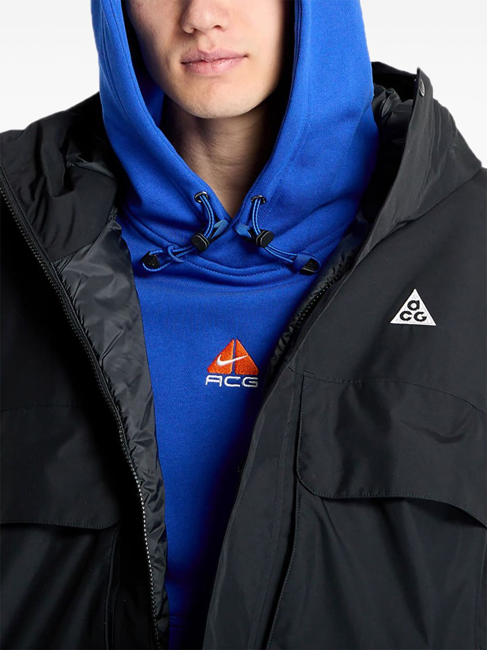 Skull Peak flap-pocket jacket - 5