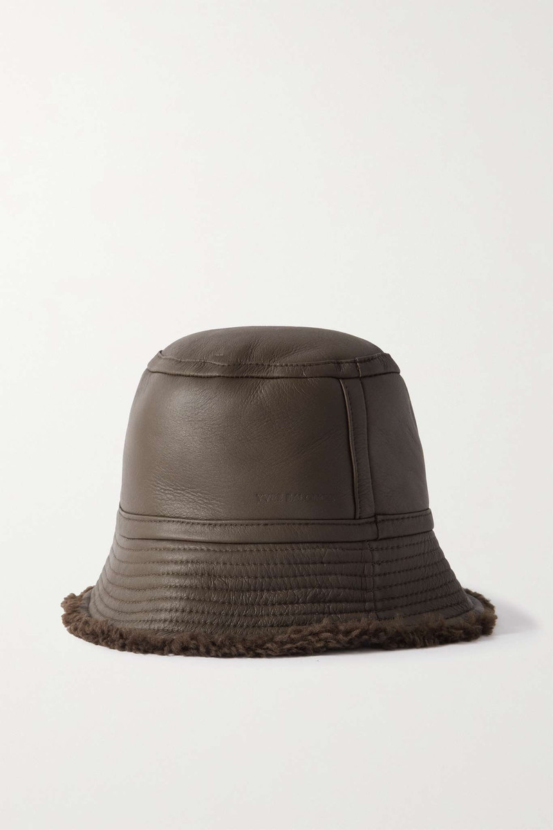 Shearling bucket hat 1