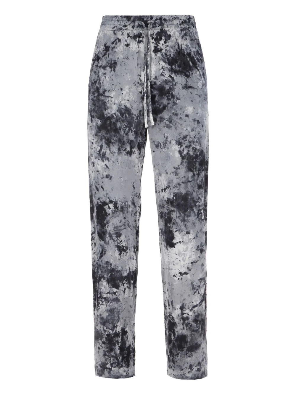 tie-dye drawstring trousers - 1