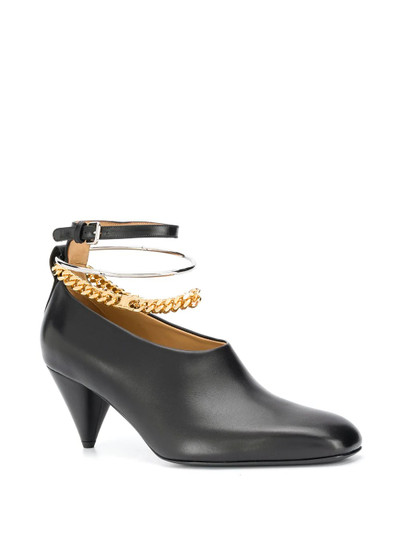 Jil Sander chain ankle strap pumps outlook