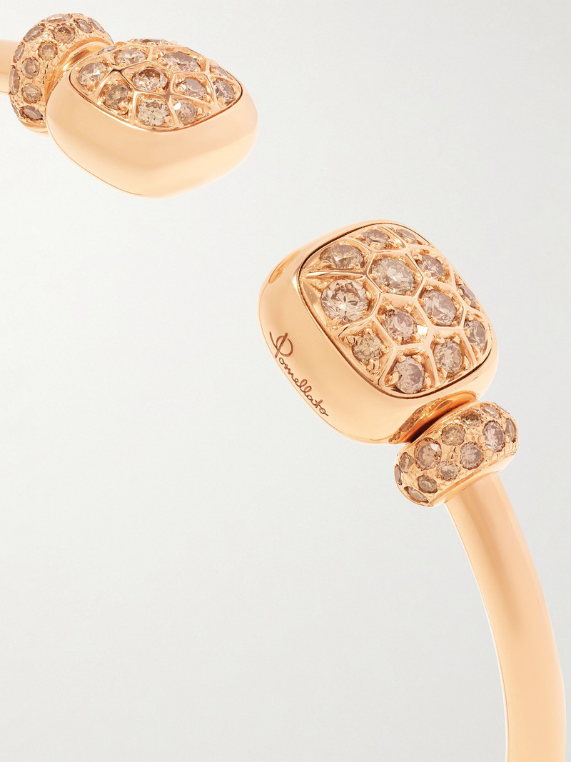 Nudo 18-karat Rose Gold, Diamond And Topaz Cuff 4