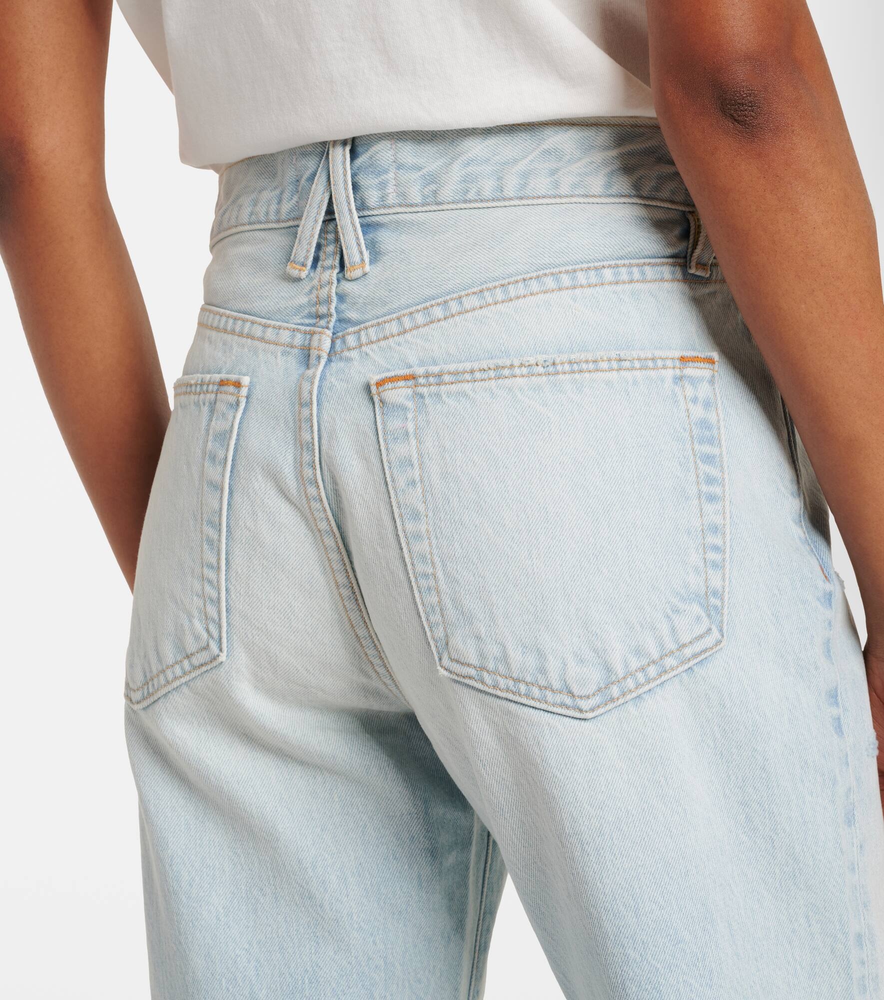 London high-rise straight jeans - 6