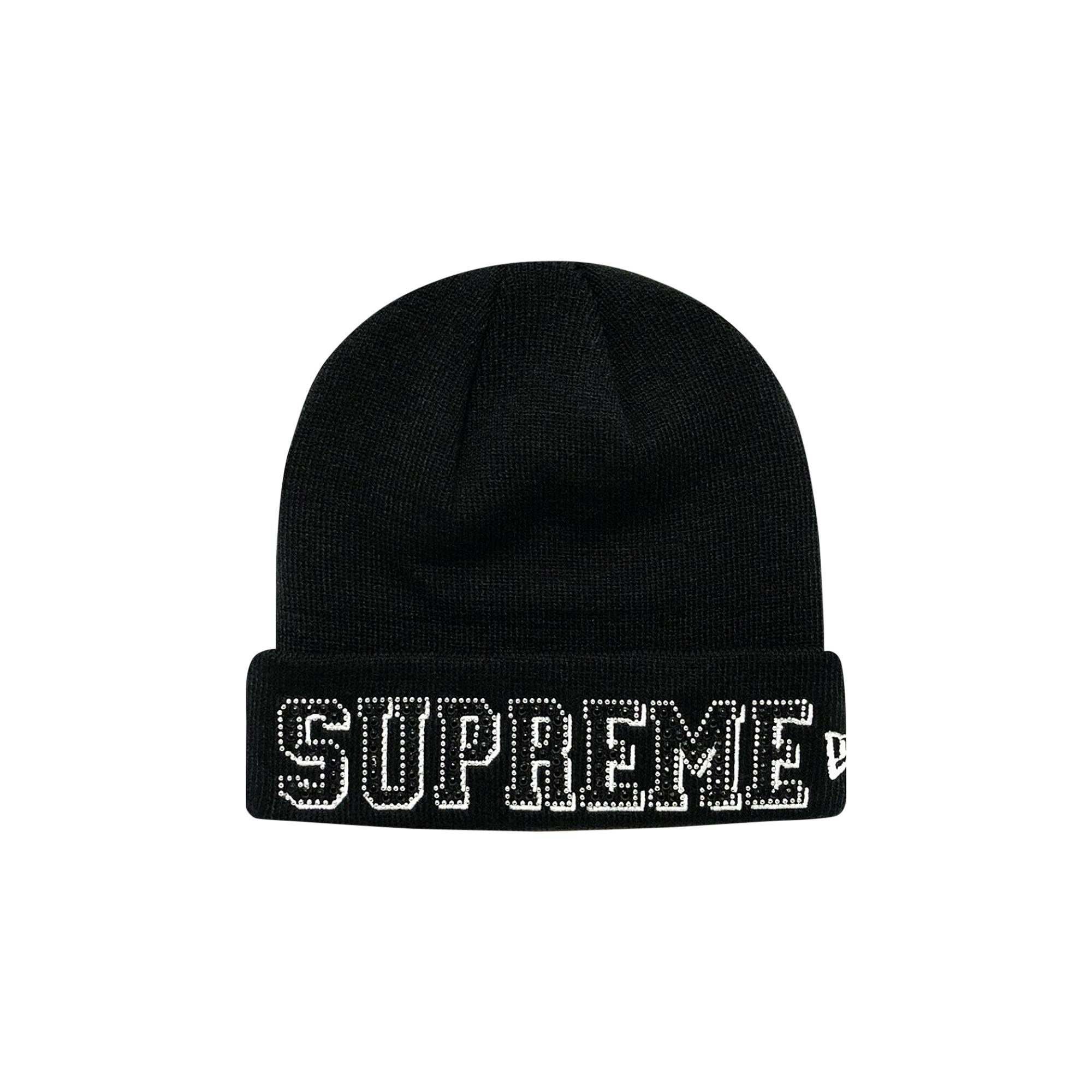 Supreme x New Era Gems Beanie 'Black' - 1