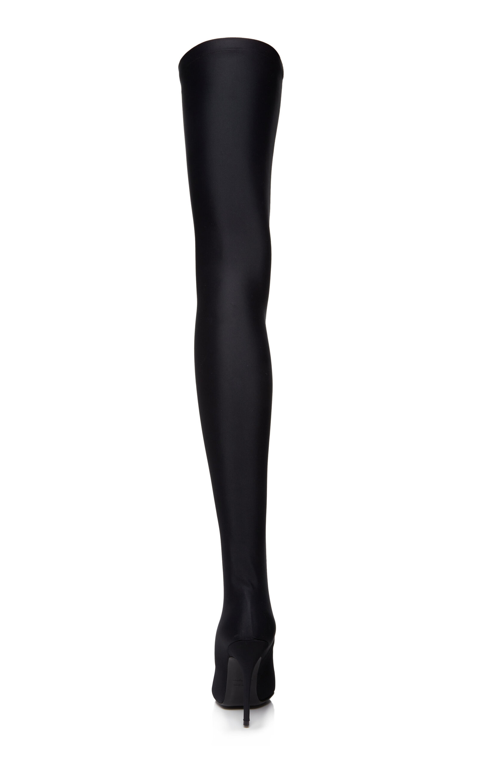Knife Jersey Over-The-Knee Pumps black - 4