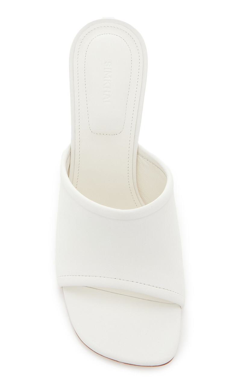 Winston Leather Mules ivory 3
