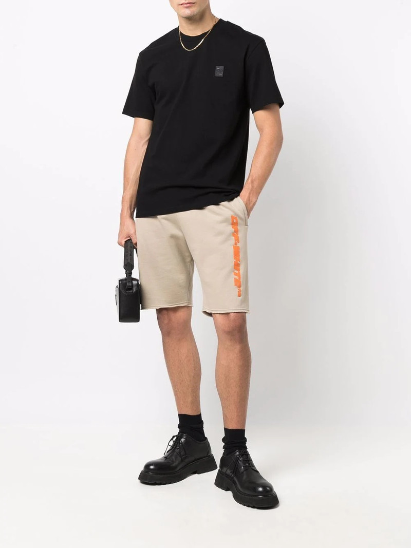 Filling Pieces Lux logo-patch organic cotton T-shirt outlook